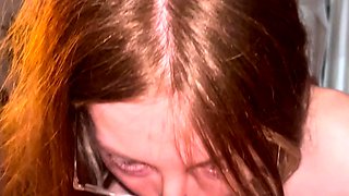 Sexy Teen Brunette Chick Handjobs POV