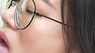 Glasses Girl's White Socks