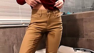 Sage Eldritch - Peeing in Khaki Pants and Cotton Panties
