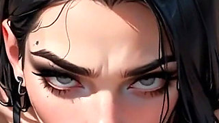 Anime Ai Tattooed Girl Gives Her Friend a Blowjob He'll Never Forget
