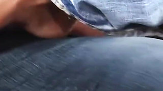 Sexy dark haired beauty fucking on the couch