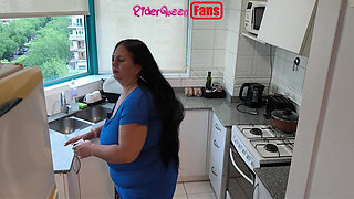 Stepmom in Kitchen - Video for Fans