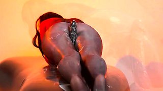 Ada Wong Was Tired at Work and Entertained Her Sperm Fetish
