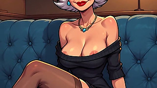 Classy Cartoon Matures Tits Out