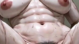 Gorgeous Granny in Rope Bondage - Hairy Pussy Spread & Desperate for Creampie