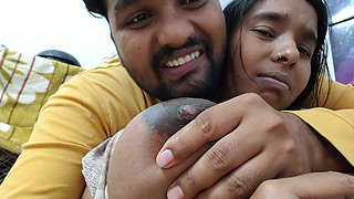 Stepbrother - Stepsister Romance in Hindi Audio - Romantic Boobs Show Video - Desi Village Bhabhi Beautiful Boobs and Beautiful