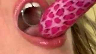 Blonde Babe's Intense Dildo Pleasure Session