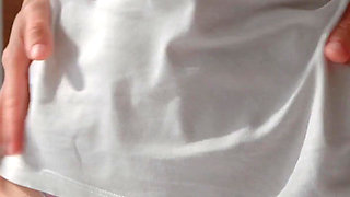 A Sporty Girl with an Insanely Sexy Body Rips All Her Clothes to Shreds