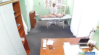 Fake doctor with a big cock fucked a long-legged blonde More Any