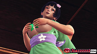 Anime Girl Cherry After Bath 3D Hentai - Indulge in Kissing and Wet Big Tits Massage with Moans, Tight Ass Licking