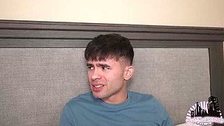 Busty MILF Domme Bullies Virgin Stepson With Rough Titty Fucking & Big Cumshots