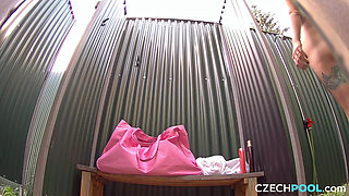 Czech Pool 12: Wet Ginger Pussy