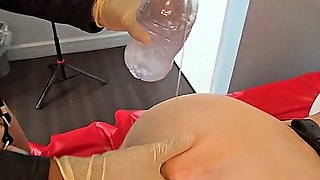 Dominafire and Queen Kali Rain Fisting and Pegging Anal Slut