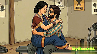 Pushpa and Sinu home made video p3