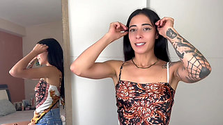 First Raund of My Giant Dildo