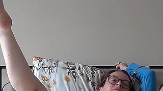 Star Trek Cosplay Nurse Playing with Shaven Tight Pussy