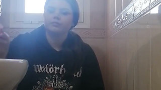 Watcher on Toilet