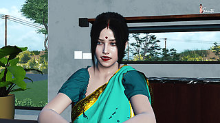 Desi Sexy Stepmom Maya Sex with Her Stepson's Best Friend Aryan