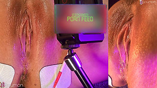 Extreme Close Up: Pussy Bulges and Pulses Watching VR - High-Speed #5
