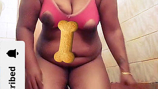 Indian Slut Slave Olivia Solo Training 1 MILF Housewife Sniffing and Licking Her Own Piss Body Show Her Pet Training to Master