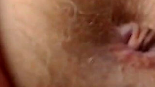 MILF Spreading Her Hairy Pussy and Ass