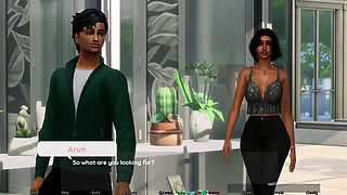 Desi Virgin Meena Eventually Went to Bed with Her Flatmate Arun, but It Hurts