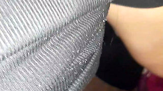 Busty Indian MILF Footjob and Blowjob