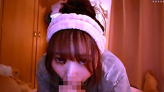 Amateur Blonde Blowjob handjob Huge Facial