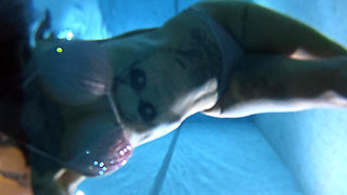 Underwater Night Swim