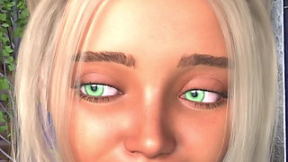 According to Sofia by Grima Grima - Pool Party with Anal Dares, Blonde Girls Gives It All 4