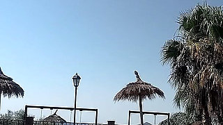 Cougar MILF Outdoor Dirty Talk Pussy Spread Foot Job