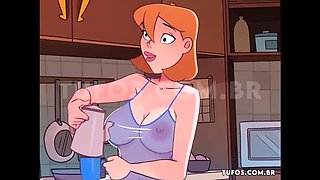 Screwing the Principal's Daughter's Backside for Breakfast! CORNO Unaware!