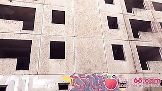 Tough Danka Diamond and German Scout at natural tits scene