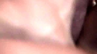 Blonde and brunette lesbian girls licking and toying