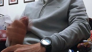 Solo masturbation and gay climax