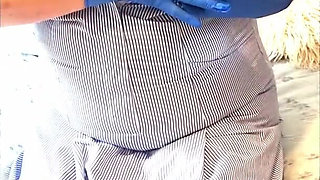 Naughty Nurse Julie Cunningham - Bra Reveal & Teasing Huge Tits