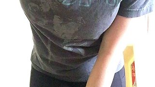 Great Big Boobs On Masturbating Redhead