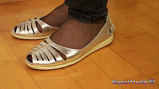 Nylon Soles Worship - Extreme Feet Tease, Dangling & Shoeplay