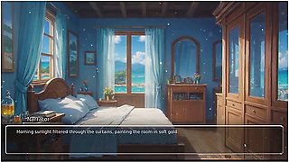 Bluring The Walls [ Romance Hentai Game ] Ep.6 Wet Dreams With Horny Crowd On The Beach !