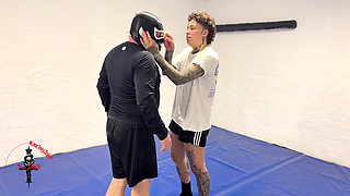 Kourtneyinked Vs Masked Rider - Submission Wrestling Showdown