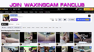 A Nurse in White Gloves Waxes a Guy