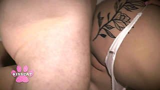 Not With Her in Share Bed! Boyfriend Turns to hot roommate Instead - MrCat and Saint Anna