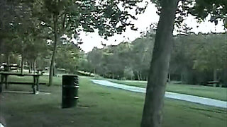 Amateur Handjob in the Park