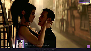 Sofia-- in an alley with two men