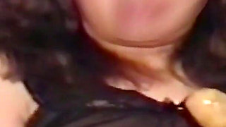 My Wife's Stepsister with Her Huge Dildo While I Masturbate