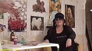 Ugly hairy mature gets rough fucked by her young doctor