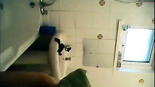 Latina mom (great tits) peeped at by stepson