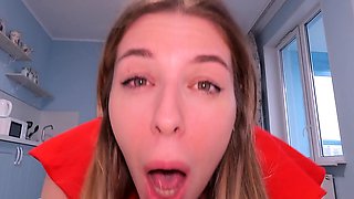 Amateur blondes pov blowjob and hardcore fun with lucky dude