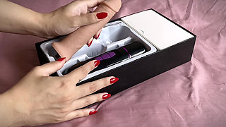 JOI POV - Latina Fills All Her Holes with Sex Machine