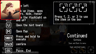 A ghostly Japanese maid rides my cock hard and... (No Exit Apartment Gameplay1)